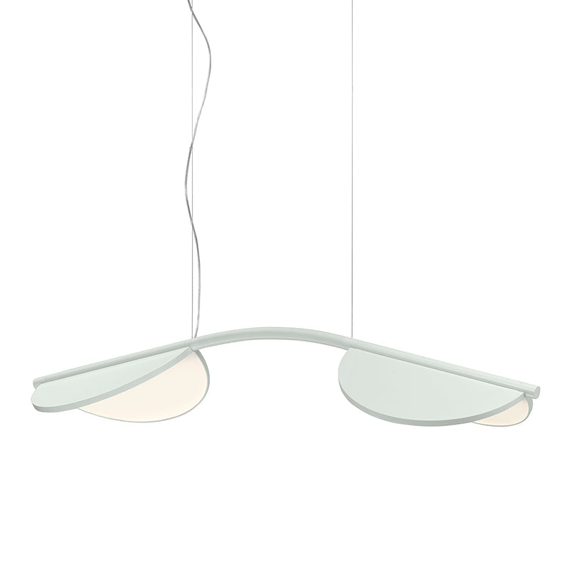 Flos Almendra S Arc2 Short Suspension Light Off White