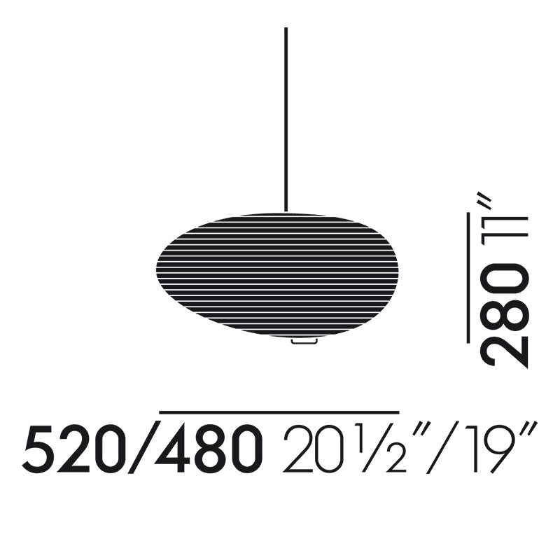 Vitra Akari 16A Suspension Light