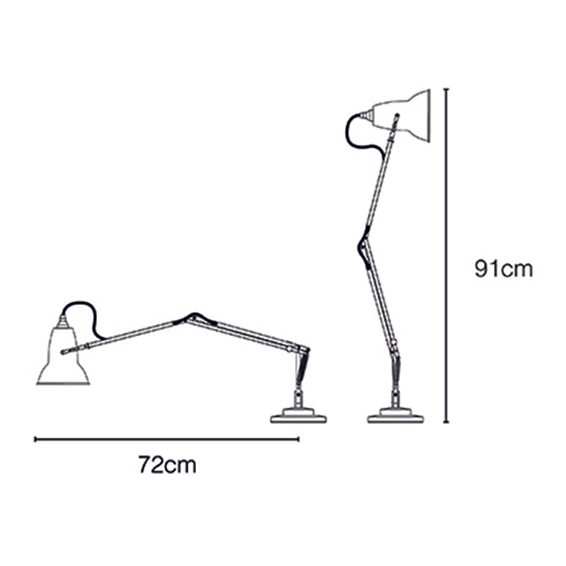 Anglepoise Original 1227 Brass Desk Lamp