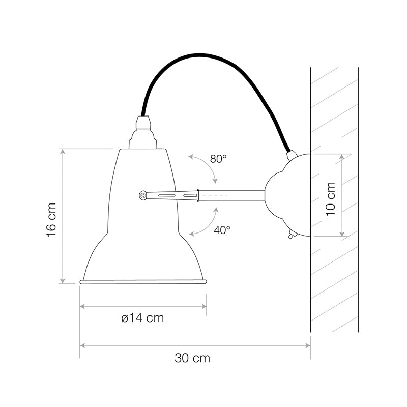 Anglepoise Original 1227 Wall Lamp