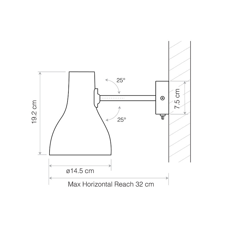 Anglepoise Type 75 Wall Lamp