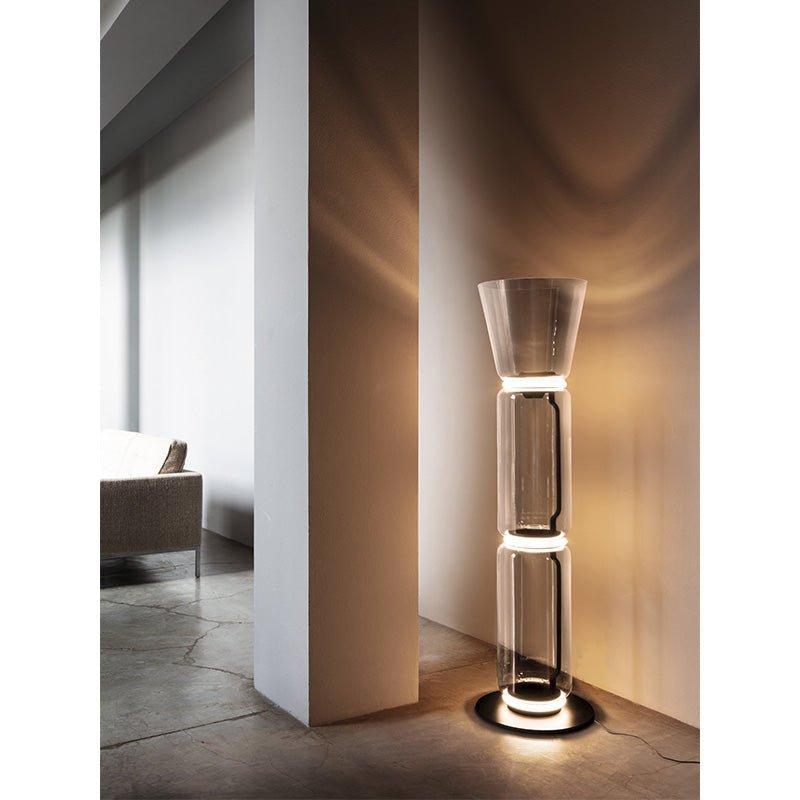 Flos Noctambule Floor 2 High Cylinder Cone Small Base