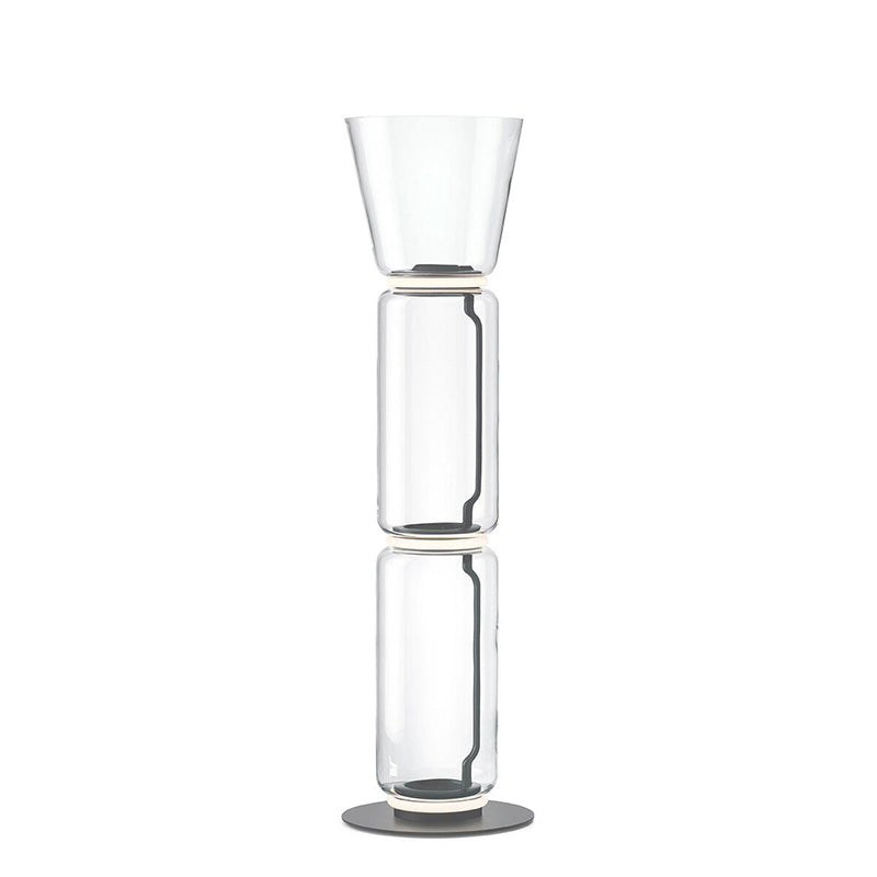 Flos Noctambule Floor 2 High Cylinder Cone Small Base