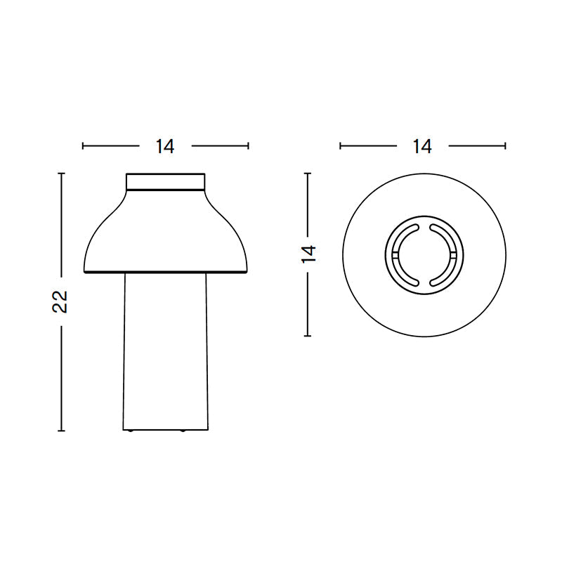 Hay PC Portable No 2 Table Lamp