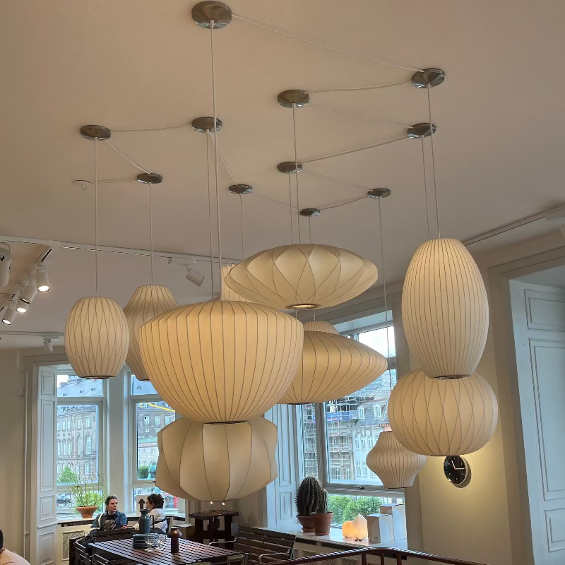 Hay George Nelson Bubble Saucer Criss Cross Pendant Light – Ex-Display