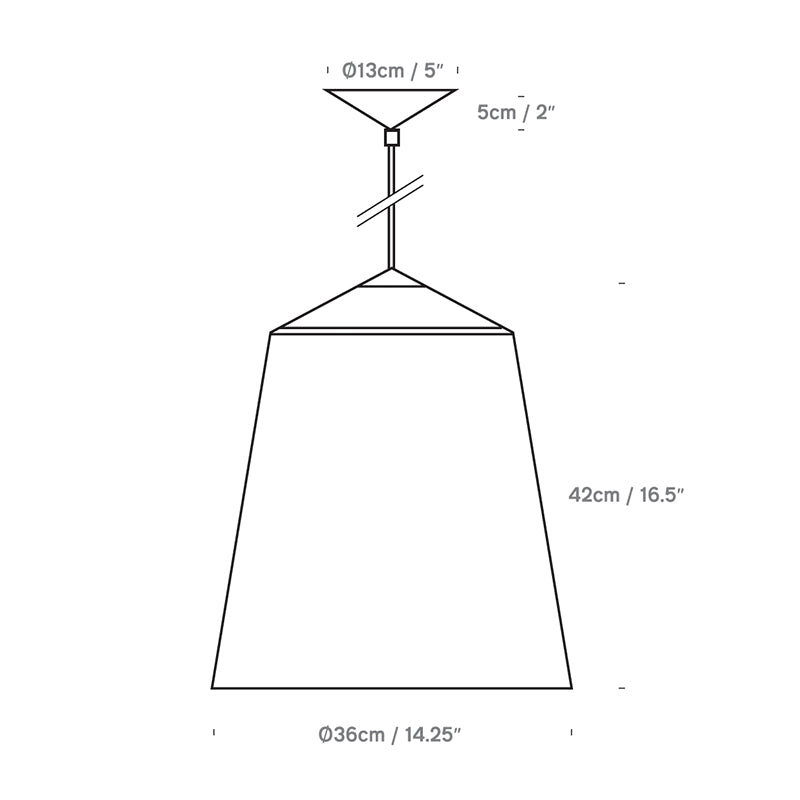 Innermost Circus 36 Pendant Light Grey