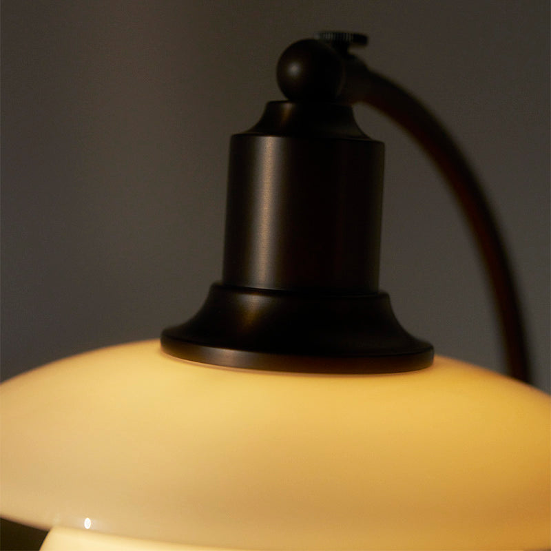 Louis Poulsen PH 2/2 Luna Aged Brass Opal Table Lamp
