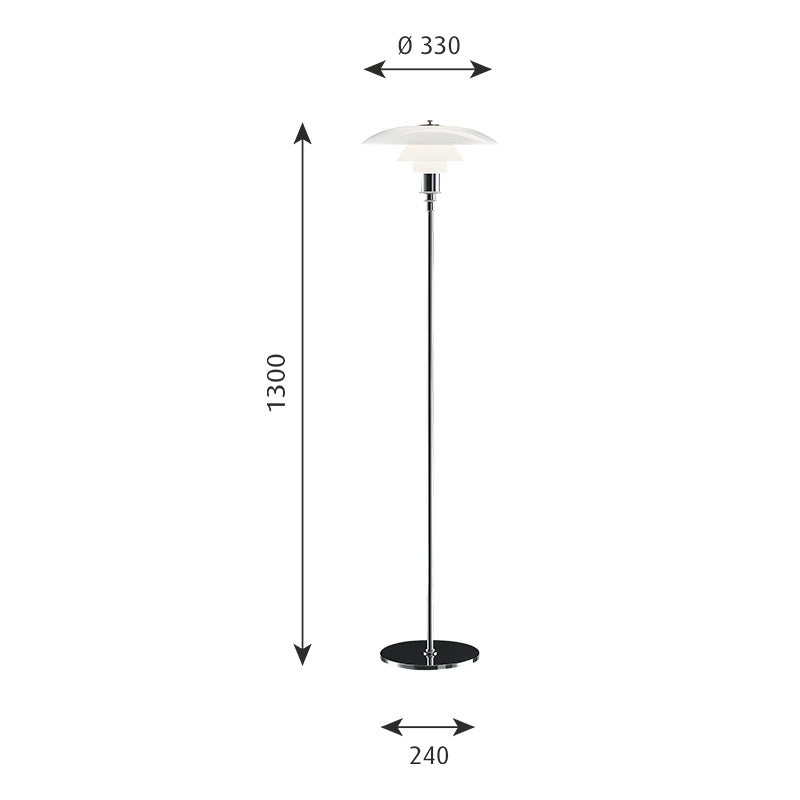 Louis Poulsen PH 3½-2½ Floor Lamp
