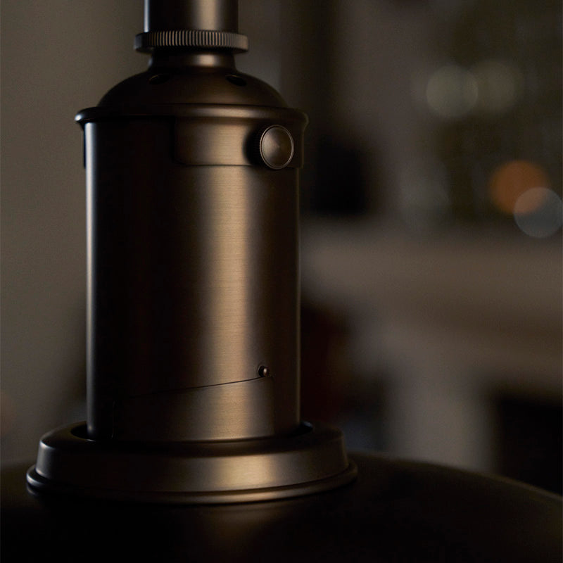 Louis Poulsen PH 3/3 Aged Brass Opal Pendant Light