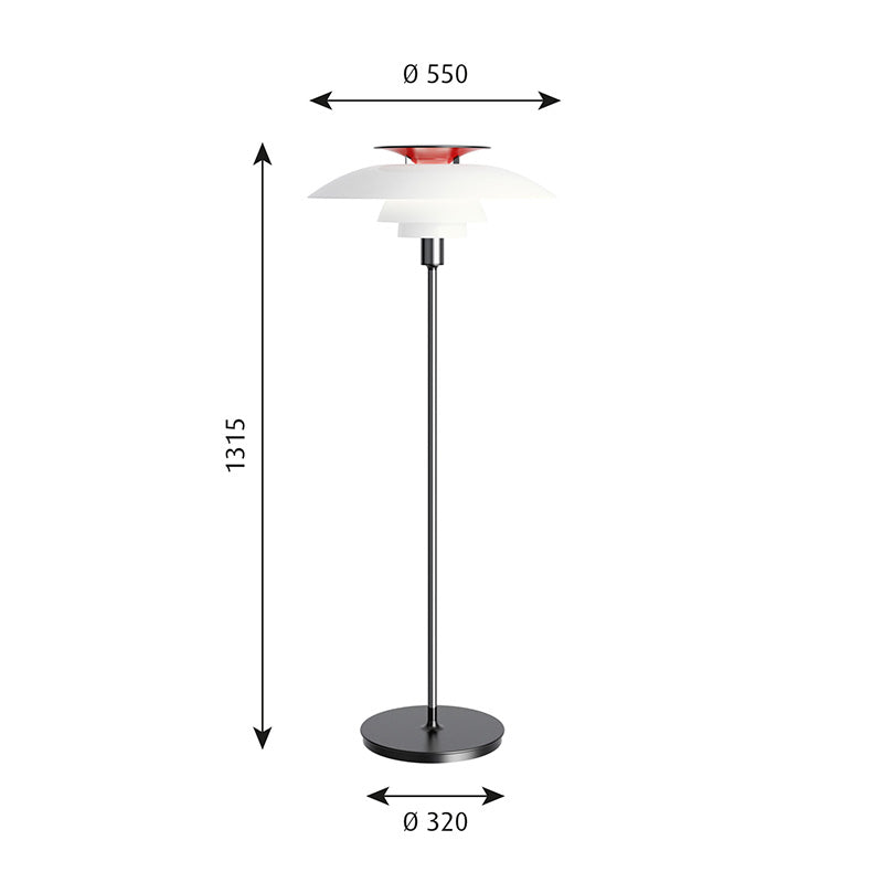 Louis Poulsen PH 80 Floor Lamp