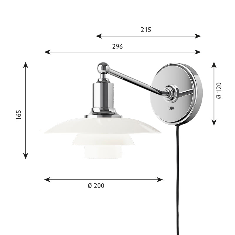 Louis Poulsen PH 2/1 Wall Light