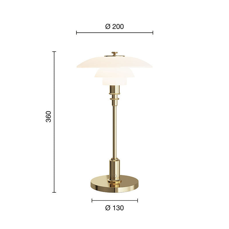 Louis Poulsen PH 2/1 Portable Table Lamp