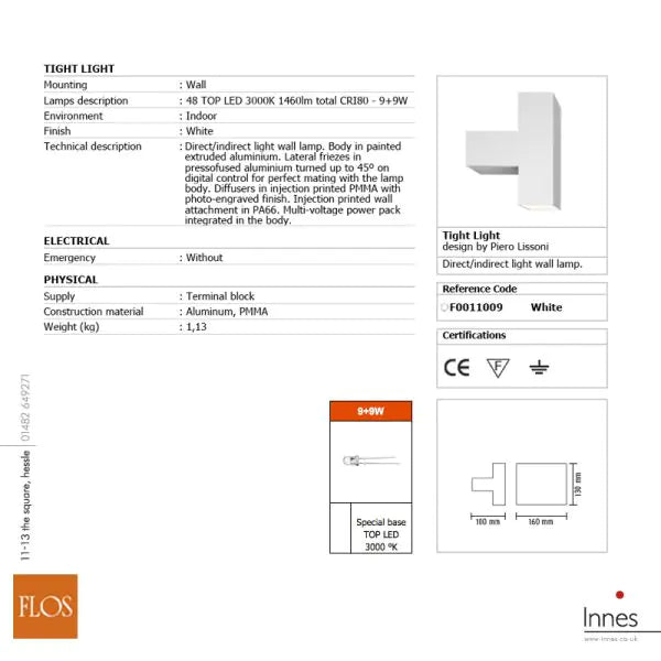 Flos Tight Wall Light