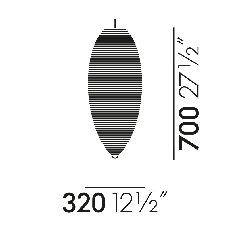 Vitra Akari 23A Suspension Light