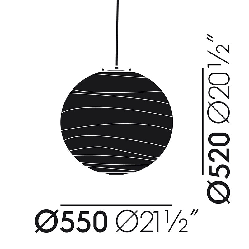 Vitra Akari 55D Suspension Light