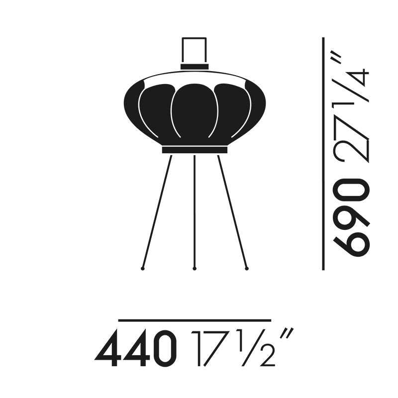 Vitra Akari 9AD Table Lamp