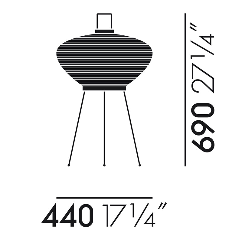 Vitra Akari 9A Table Lamp
