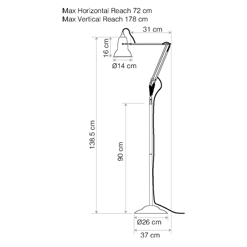 Anglepoise Original 1227 Floor Lamp