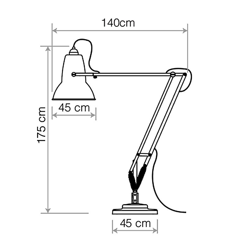 Anglepoise Original 1227 Giant Floor Lamp