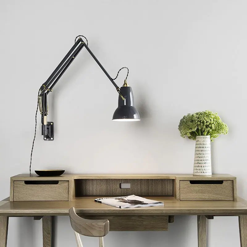 Anglepoise Original 1227 Brass Wall Mounted Lamp