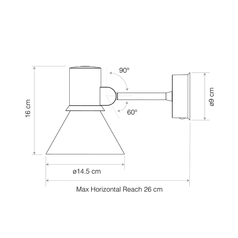 Anglepoise Type 80 Wall Light