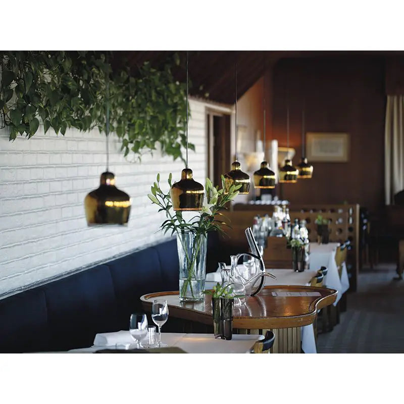 Artek A330S Golden Bell Savoy Pendant Light