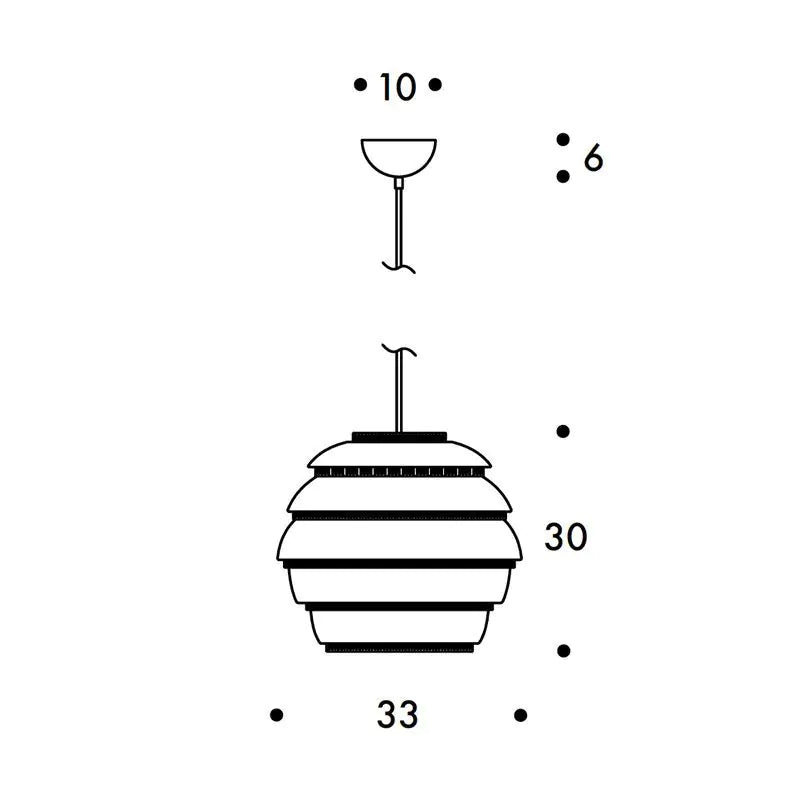 Artek A331 Beehive Pendant Light