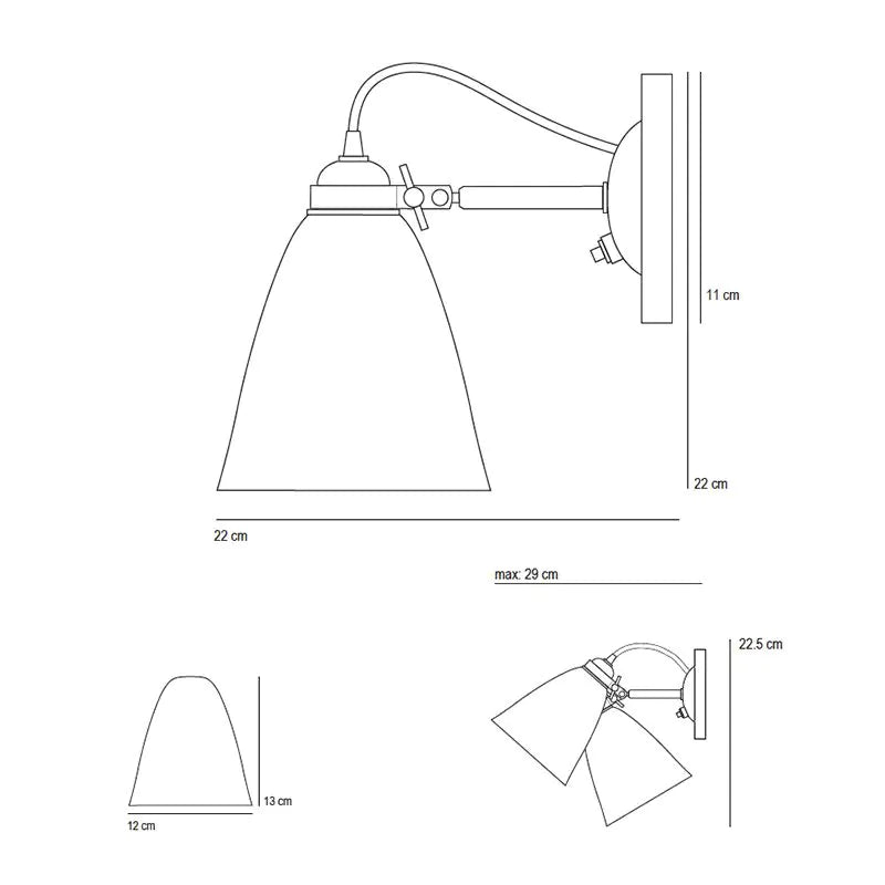 Original BTC Circle Line Wall Light