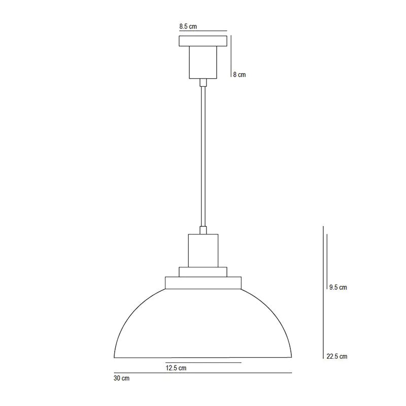 Original BTC Cosmo Prismatic Glass Pendant Light