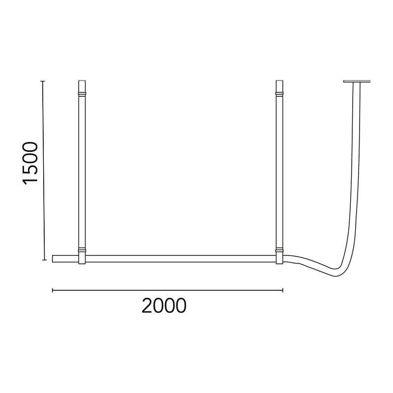 Flos Belt Leather Suspension Light