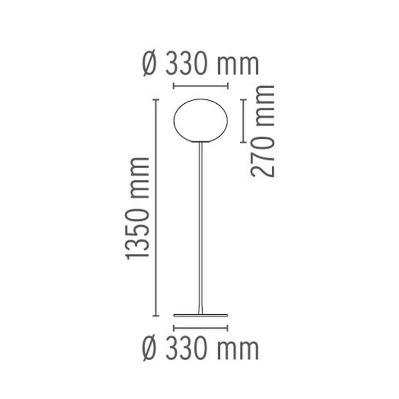 Flos Glo-Ball Floor Lamp – Ex-Display