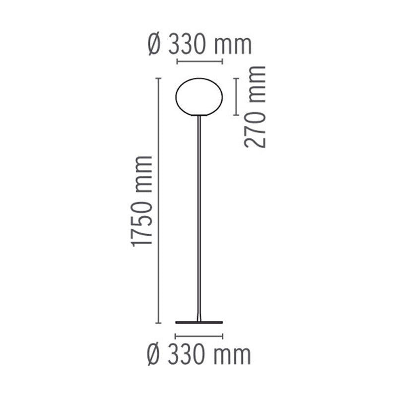Flos Glo-Ball Floor Lamp – Ex-Display