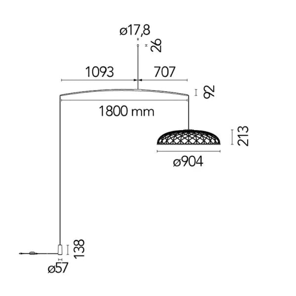 Flos Skynest Motion Floor Light