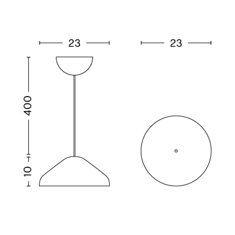 Hay Pao Steel Pendant Light Small