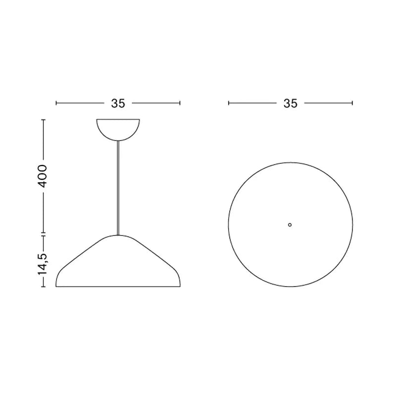 Hay Pao Steel Pendant Light Medium