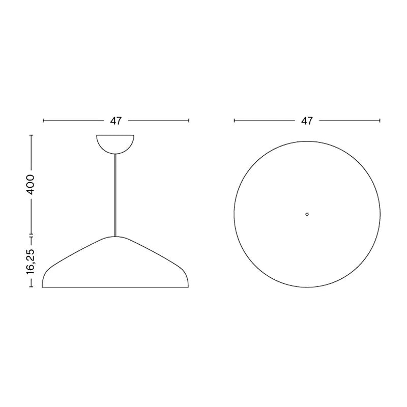 Hay Pao Steel Pendant Light Large
