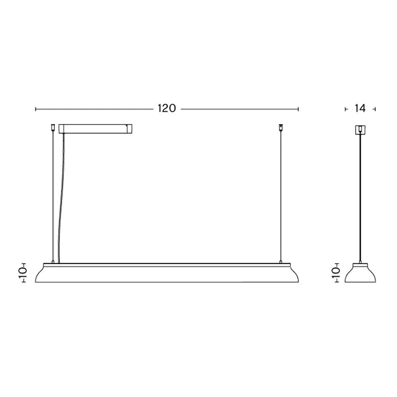 Hay PC Linear Pendant Light