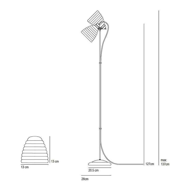 Original BTC Hector Bibendum Floor Light