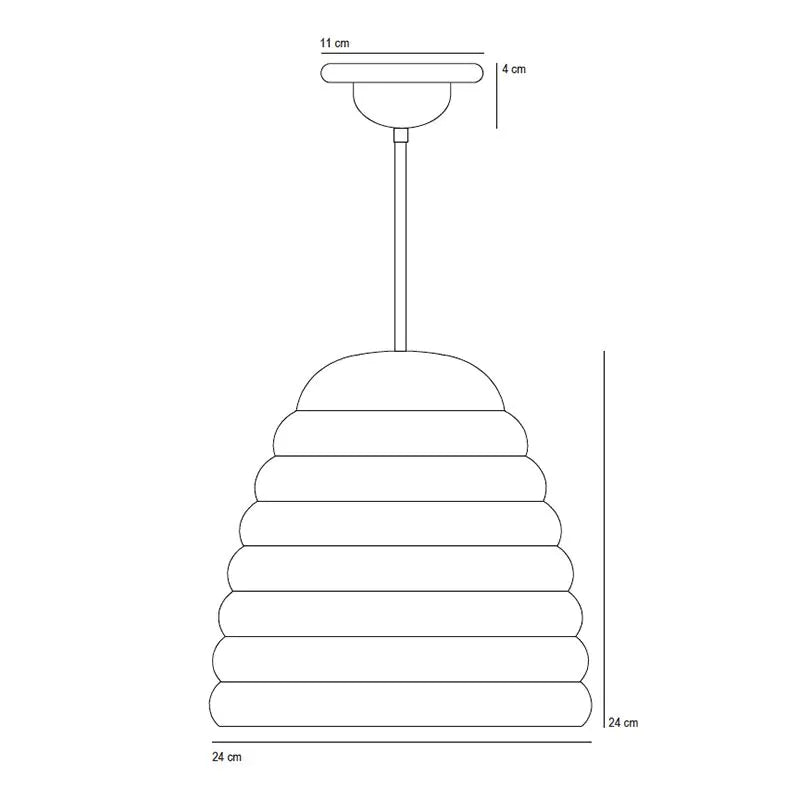 Original BTC Hector Bibendum Pendant Light