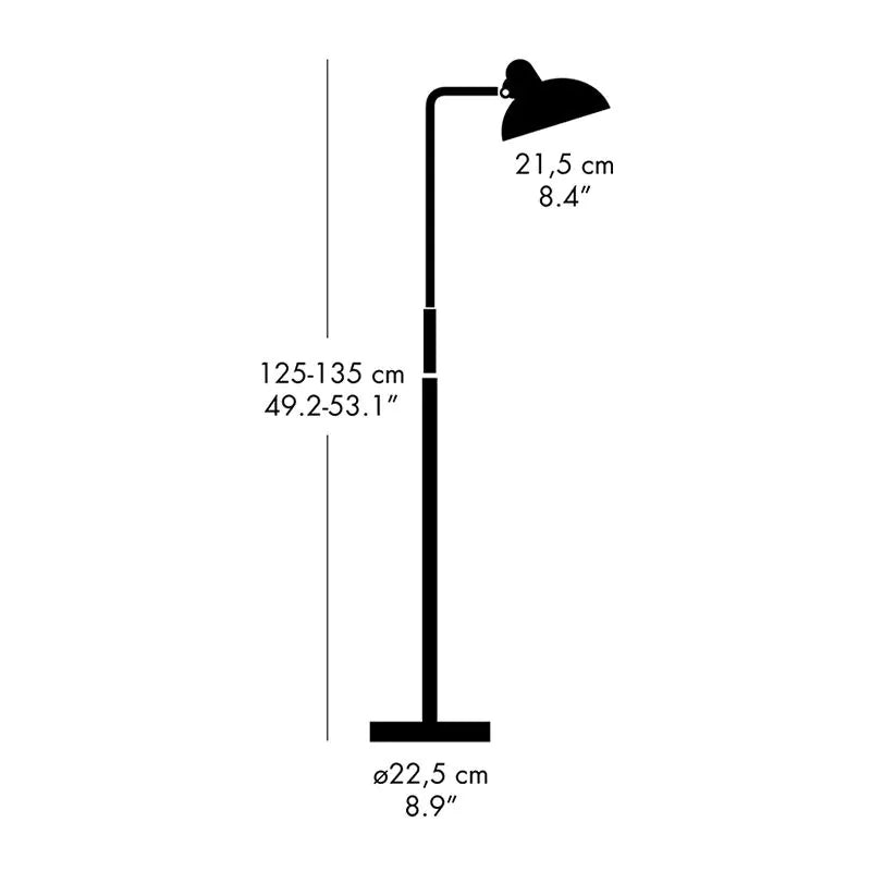 Kaiser idell Floor Lamp 6580-F