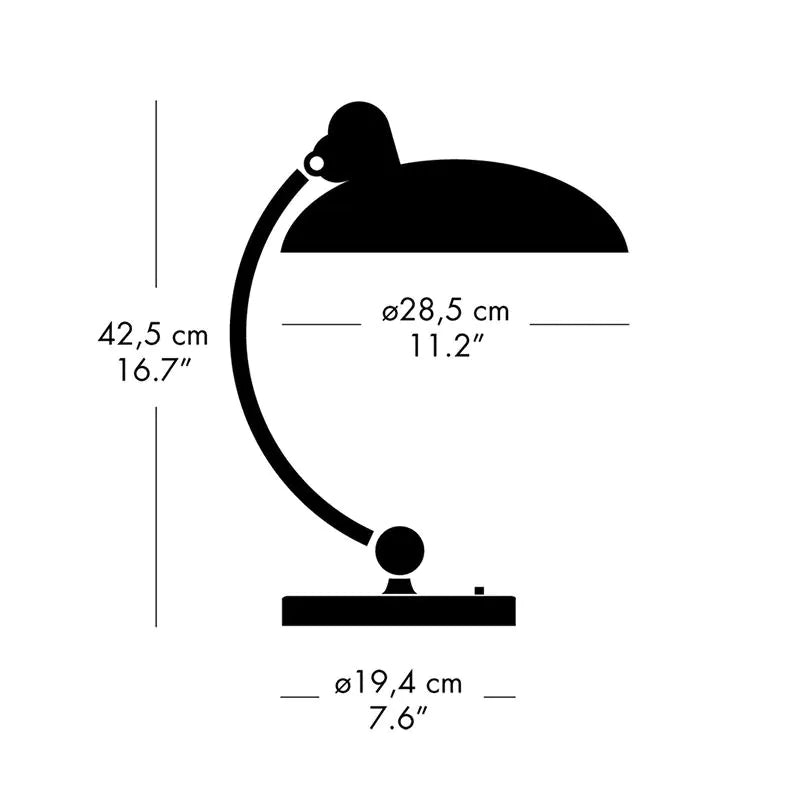Kaiser idell Luxus Table Lamp 6631-T