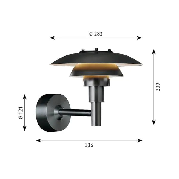 Louis Poulsen PH 3-2½ Wall Light