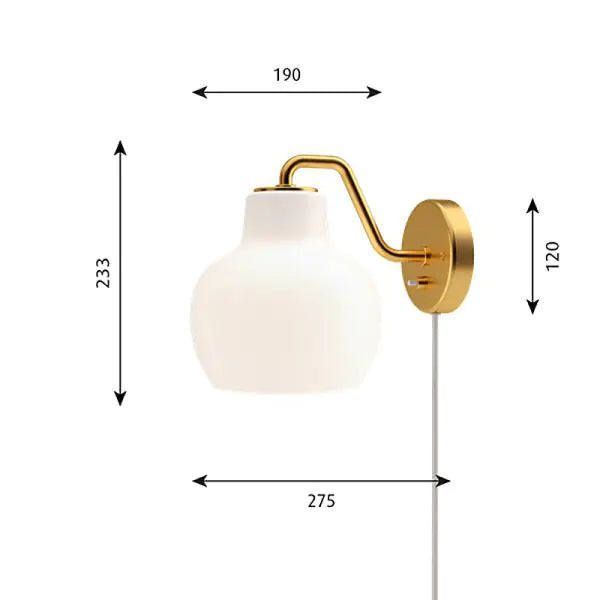 Louis Poulsen VL Ring Crown Wall Lamp
