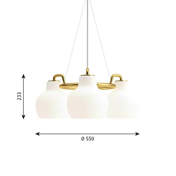 Louis Poulsen VL Ring Crown Pendant Light