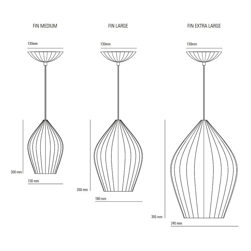 Original BTC Fin Pendant Light
