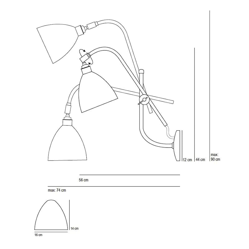 Original BTC Task Wall Light