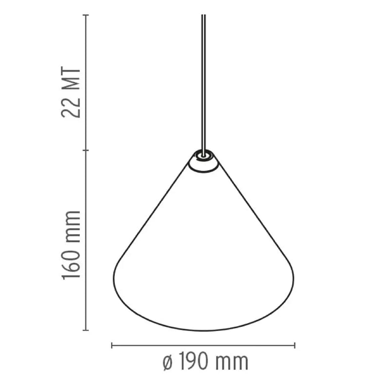 Flos String Light Cone Head Pendant Light