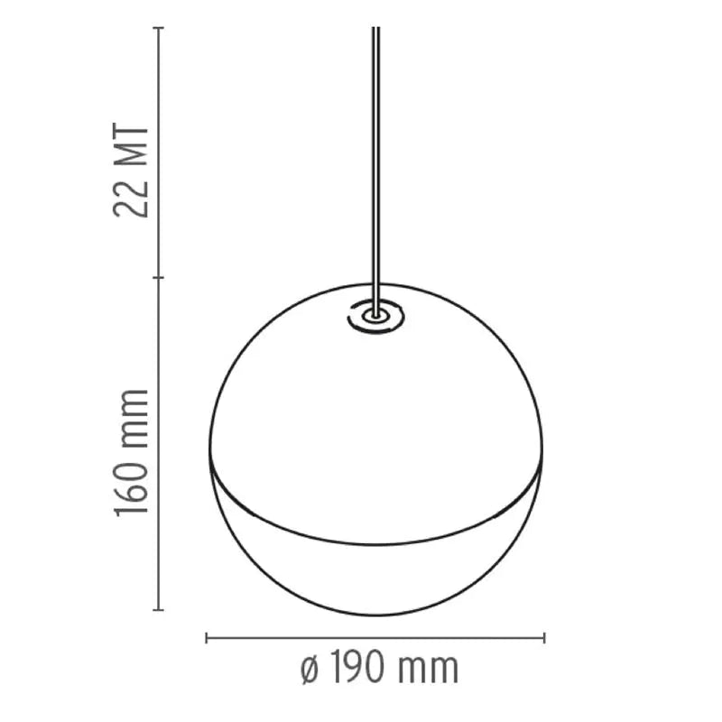 Flos String Light Sphere Head Pendant Light