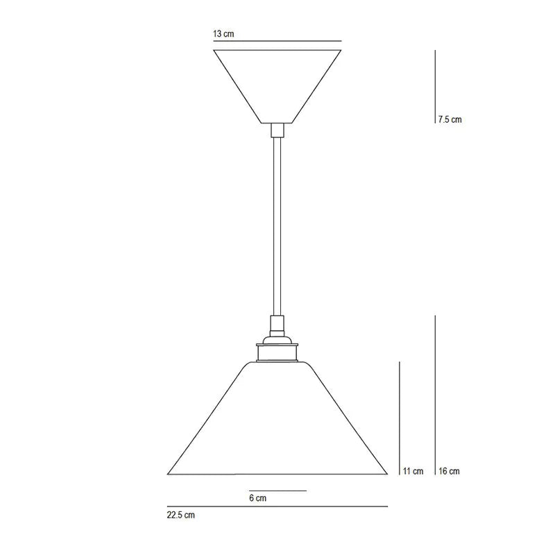 Original BTC Task Ceramic Pendant Light