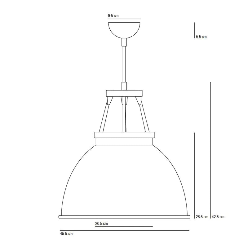 Original BTC Titan Pendant Light Size 3